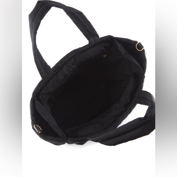 MARC JACOBS Marc Jacobs Black Quilted Nylon Medium Weekender Black Diaper Bag - Picture 6 of 6